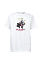 TEXAS COWBOY TEE / WHT/PINK