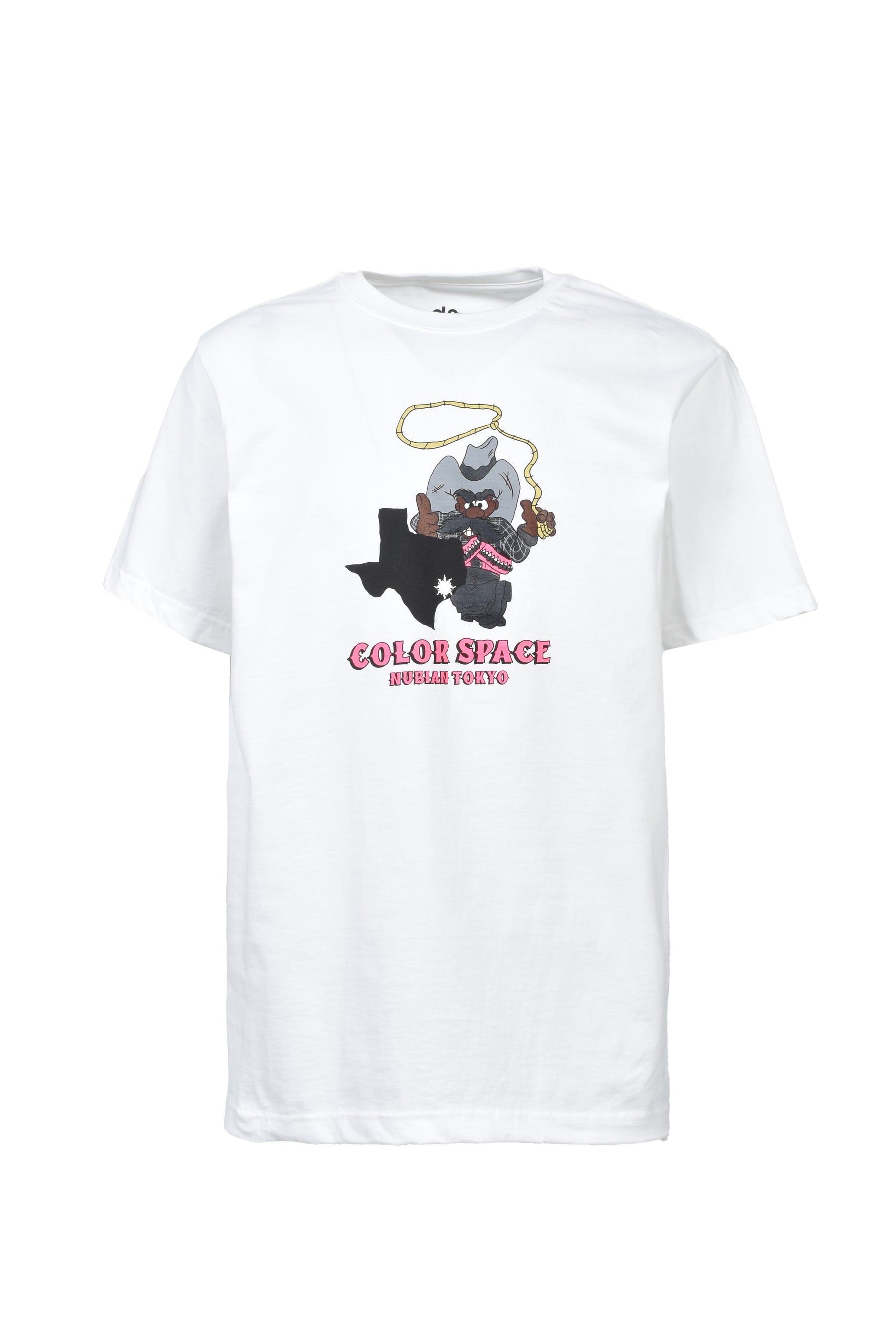 TEXAS COWBOY TEE / WHT/PINK
