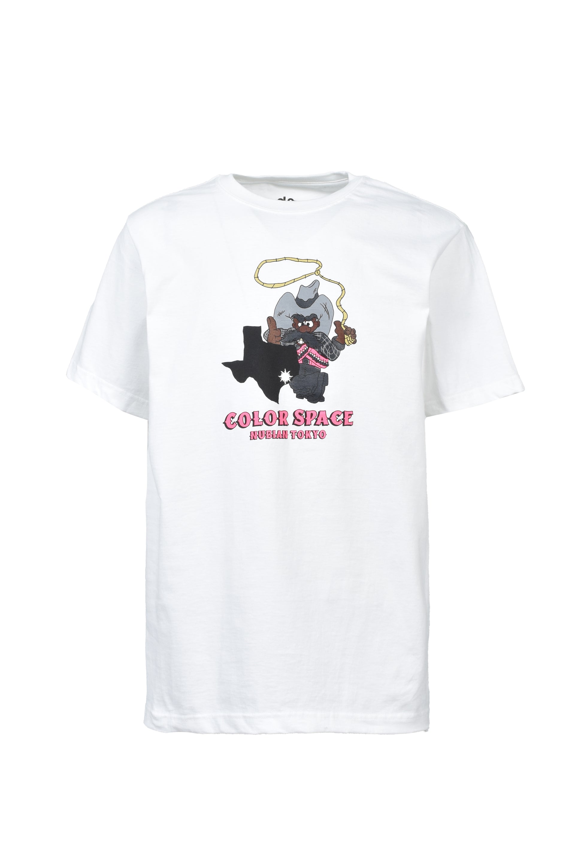 TEXAS COWBOY TEE / WHT/PINK