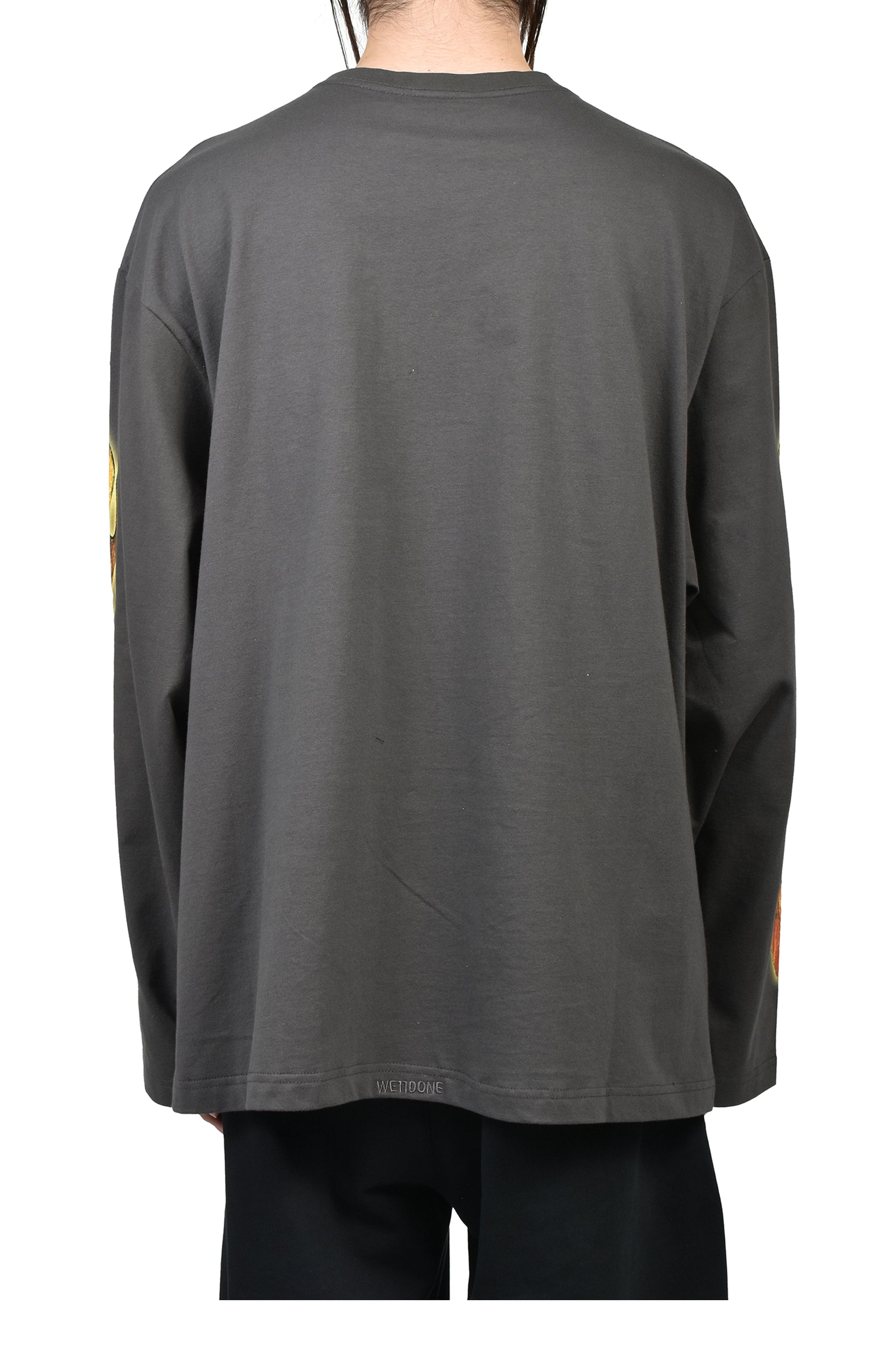 FIRE LONG-SLEEVED T-SHIRT / CHARCOAL
