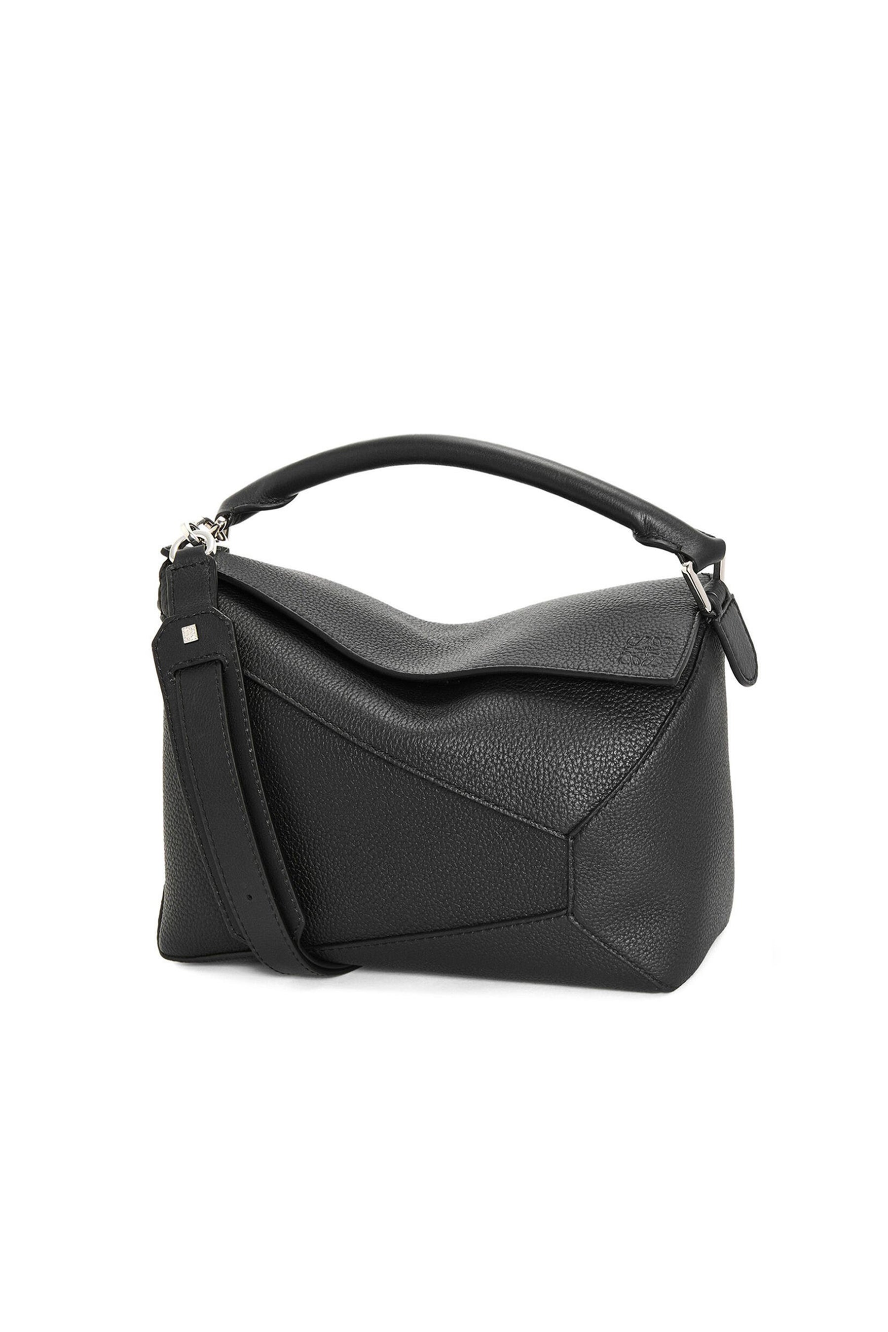 Loewe Mini Puzzle Edge Shoulder Bag Leather Sand, Crossbody Bag