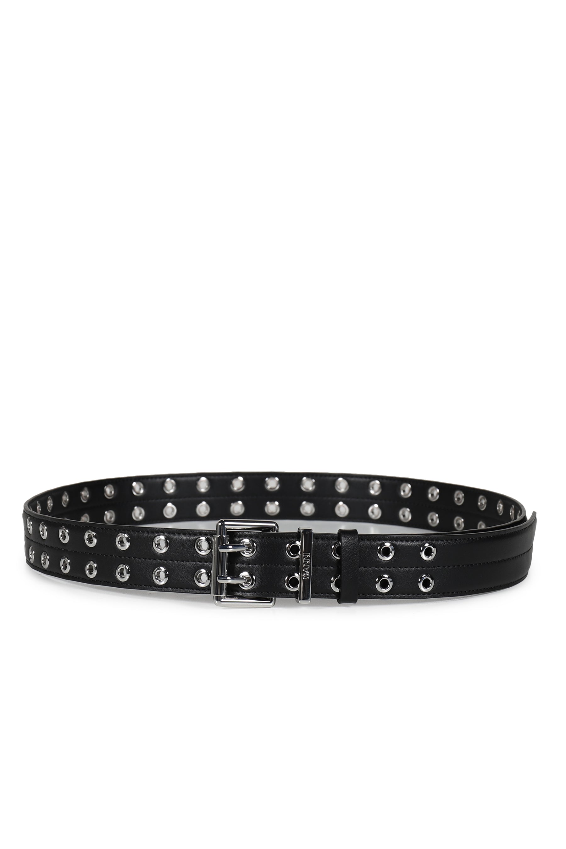 DOUBLE EYELET BELT / BLK