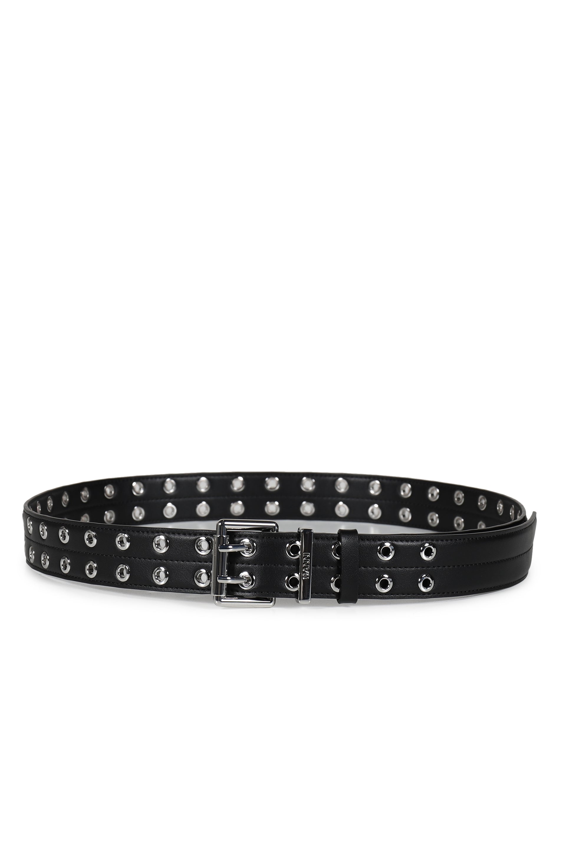 DOUBLE EYELET BELT / BLK