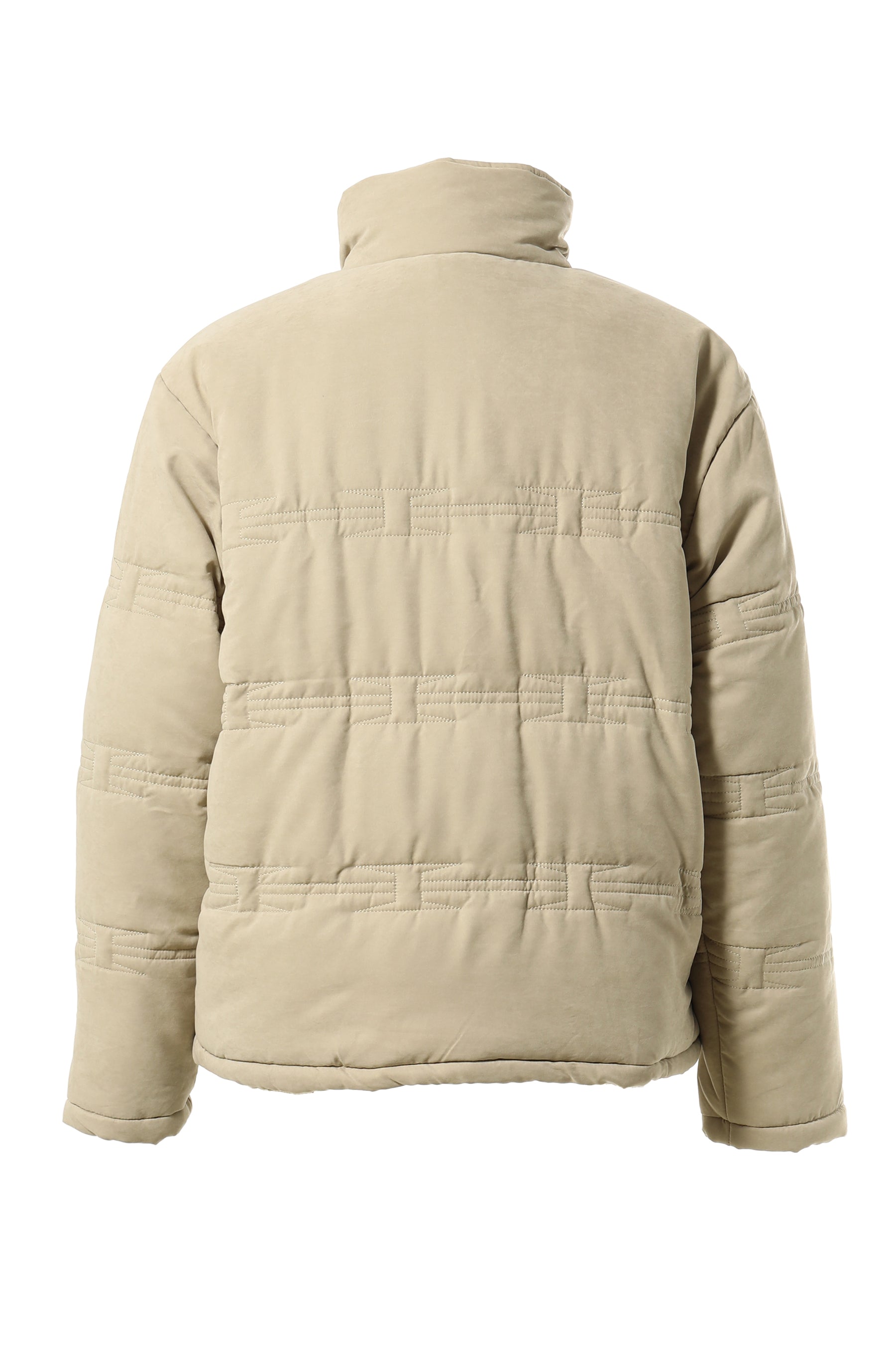 H WIRE QUILT JACKET / BONE