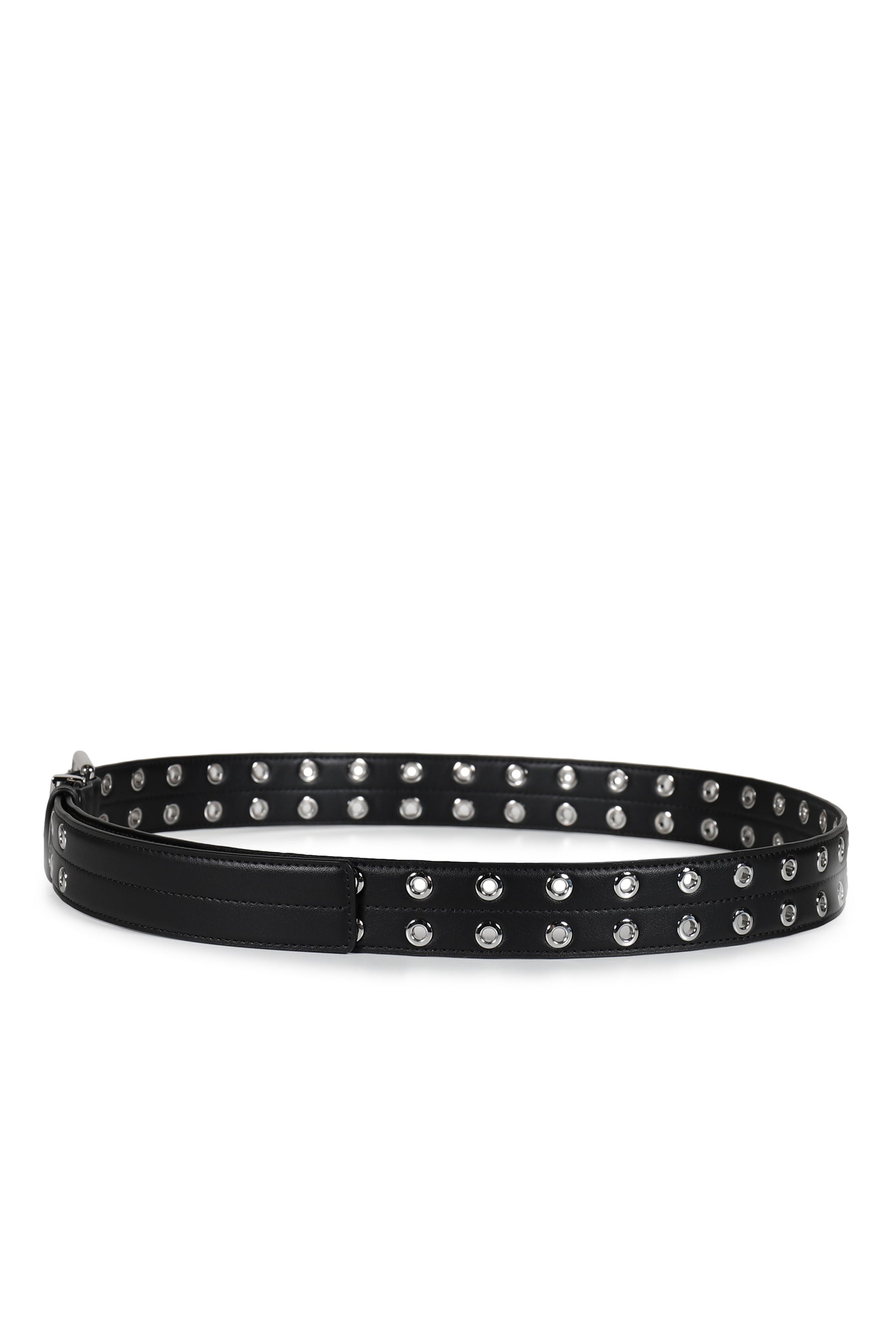 DOUBLE EYELET BELT / BLK