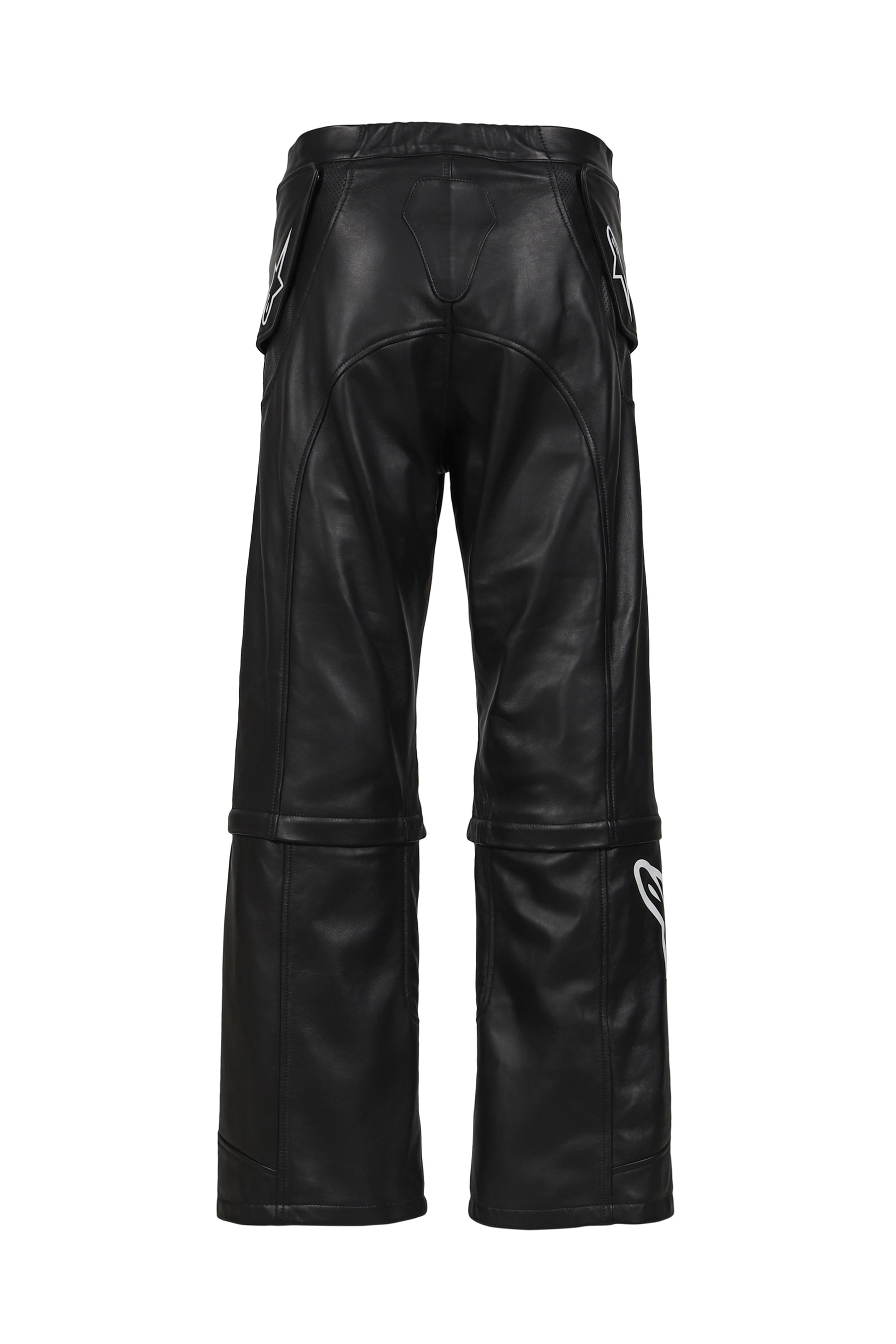 NEO BAT LEATHER PANTS / BLK