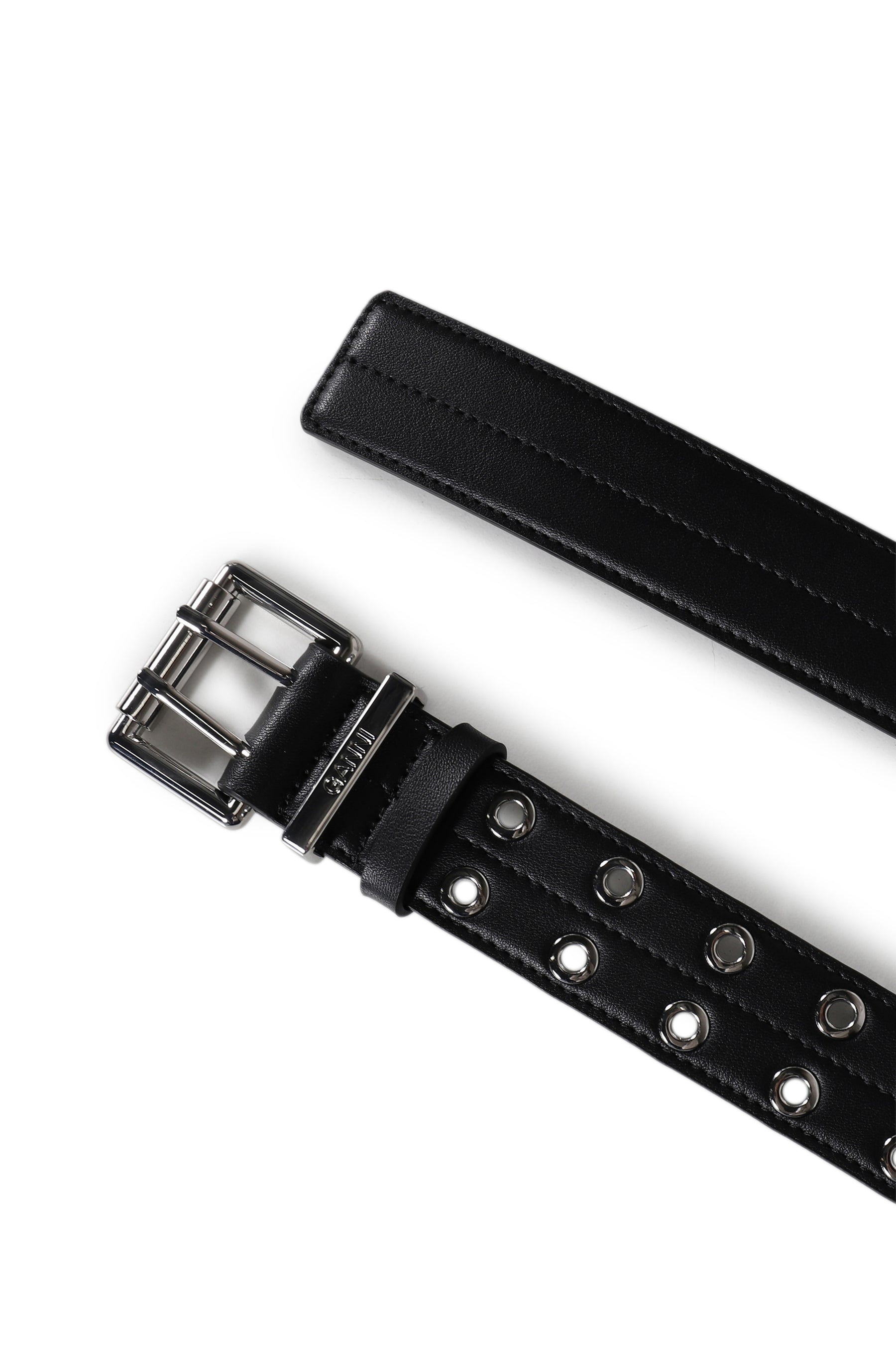 DOUBLE EYELET BELT / BLK