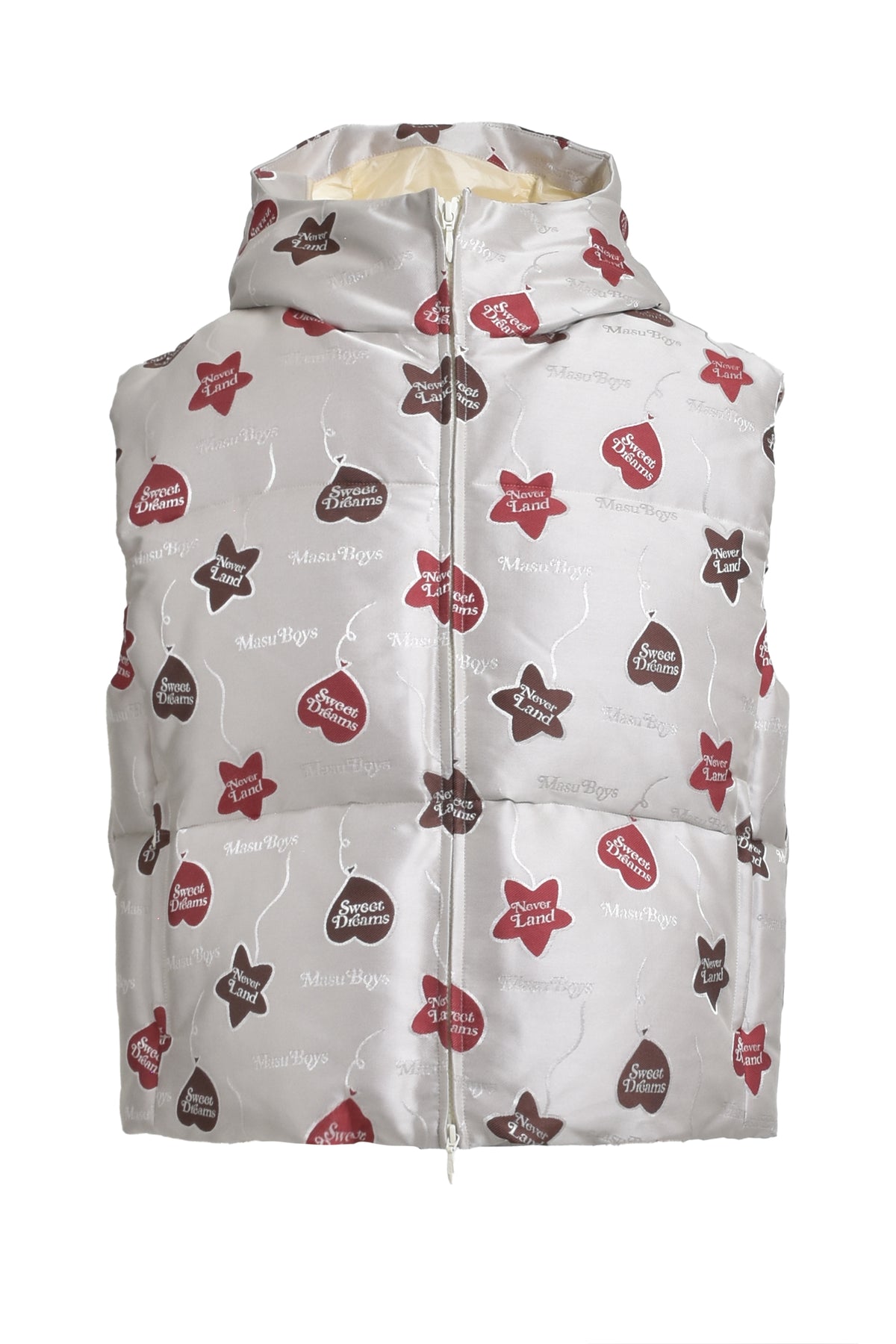 FALLING BALLOON DOWN VEST graphic by VERDY / WHT