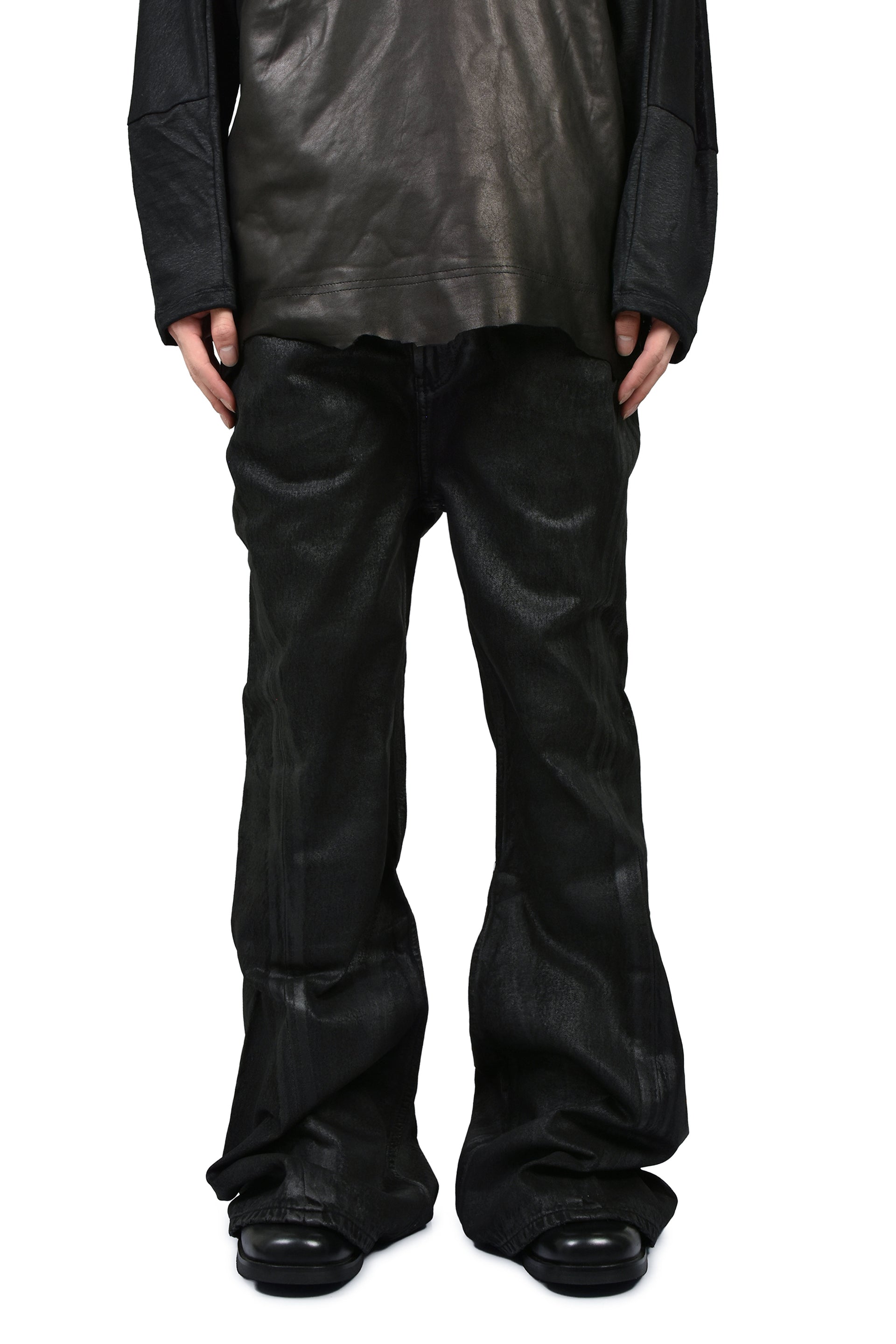 WAXED VARET JEANS / BLK