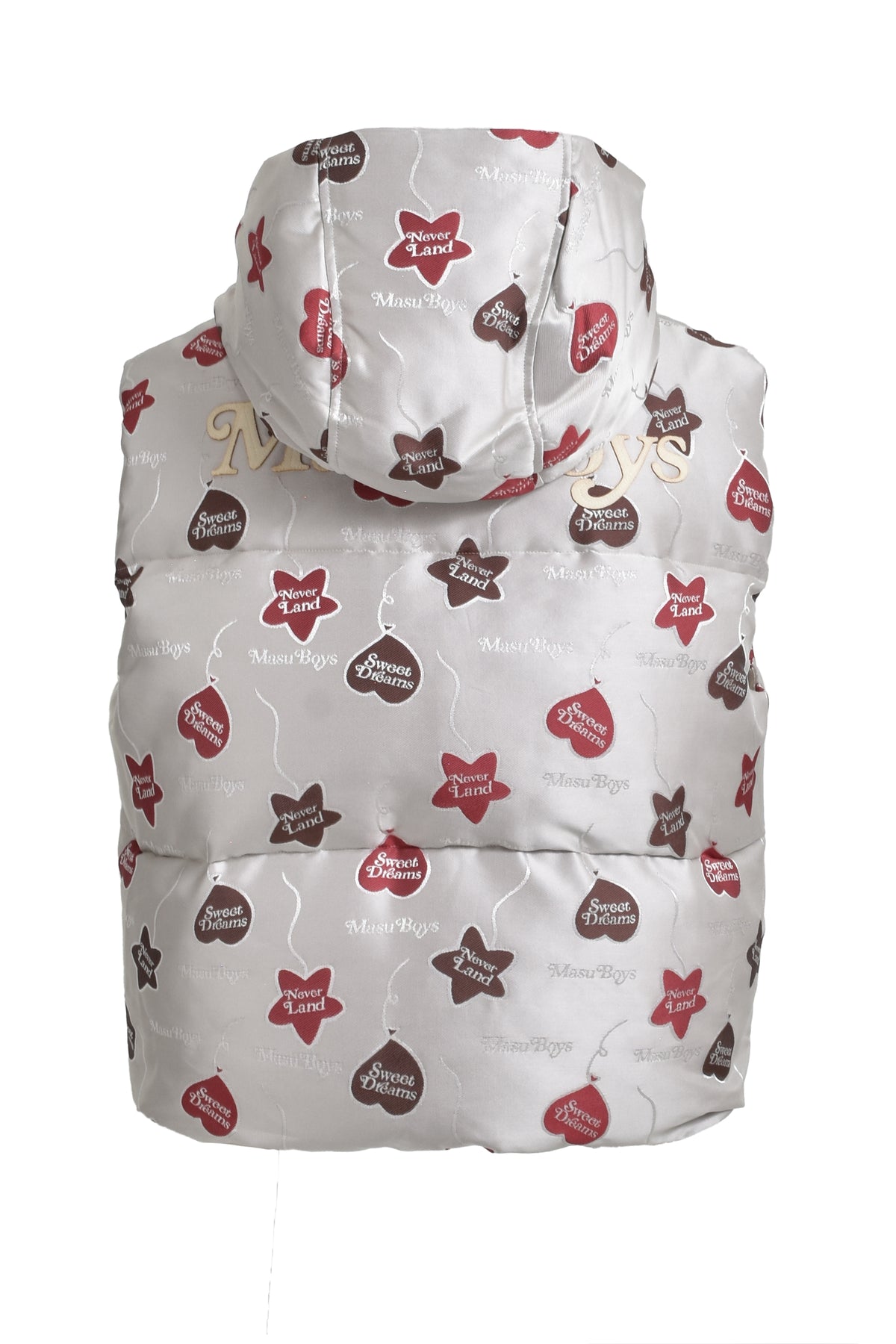 FALLING BALLOON DOWN VEST graphic by VERDY / WHT