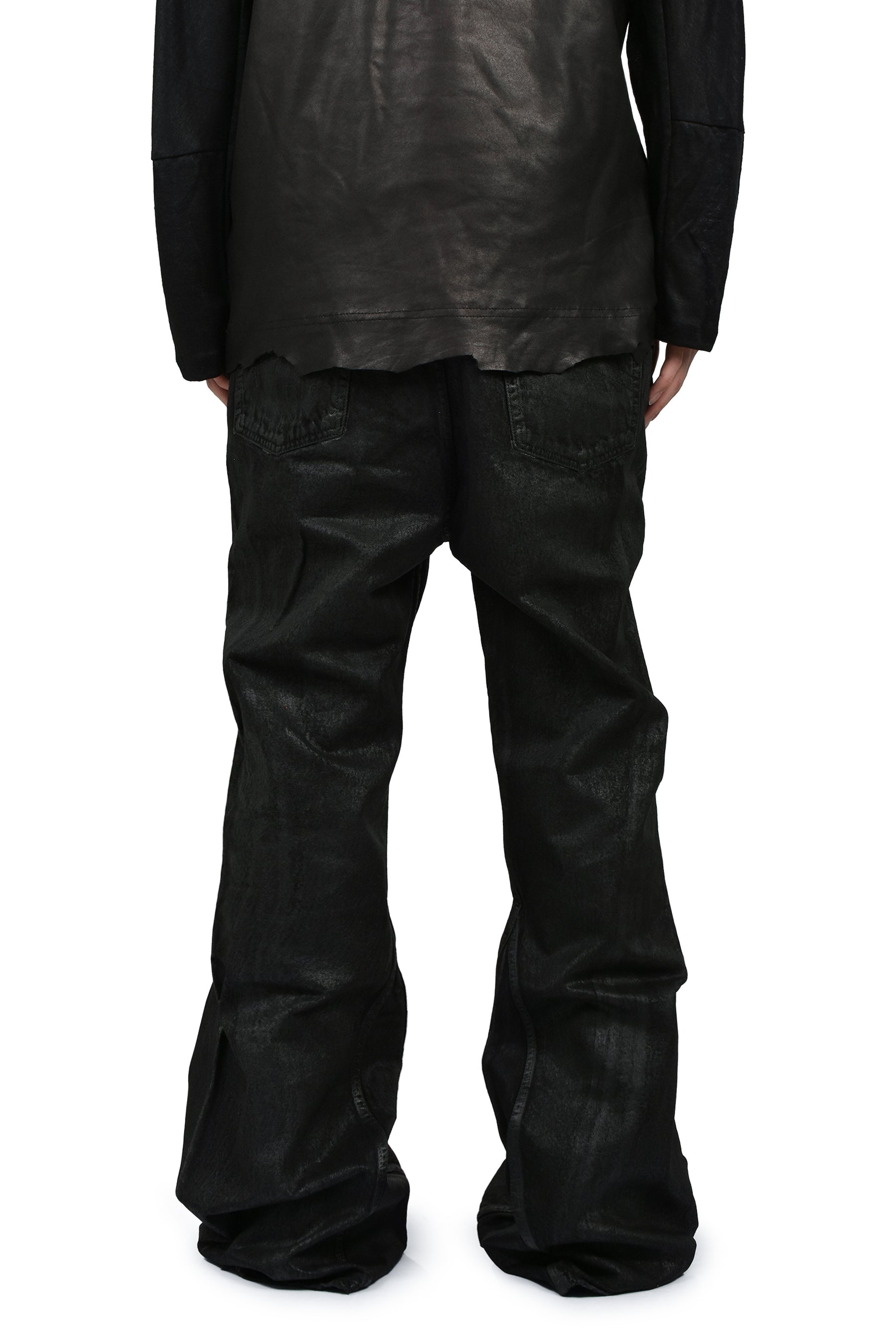 WAXED VARET JEANS / BLK
