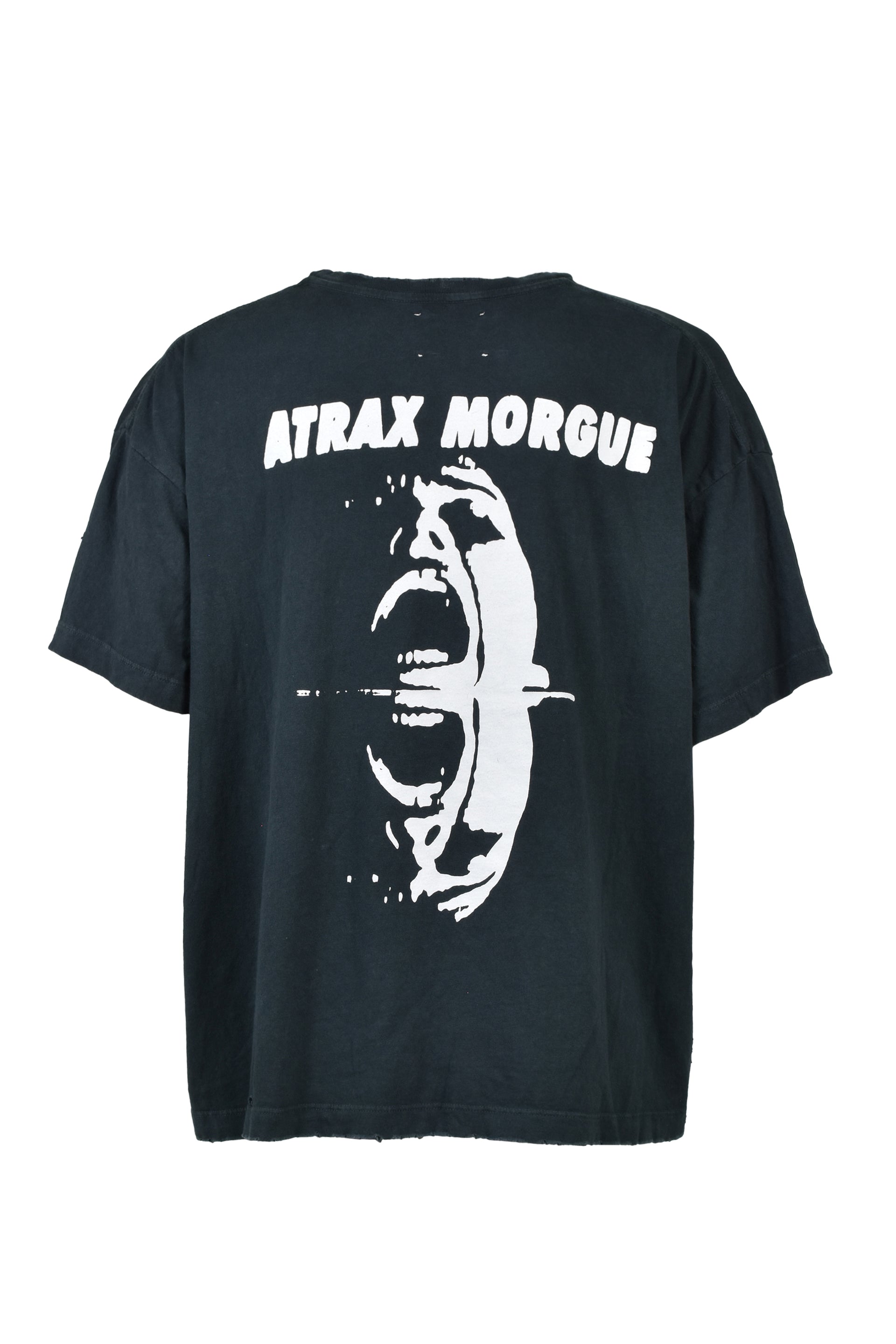 DISTRESSED ATRAX TEE / ASH BLK