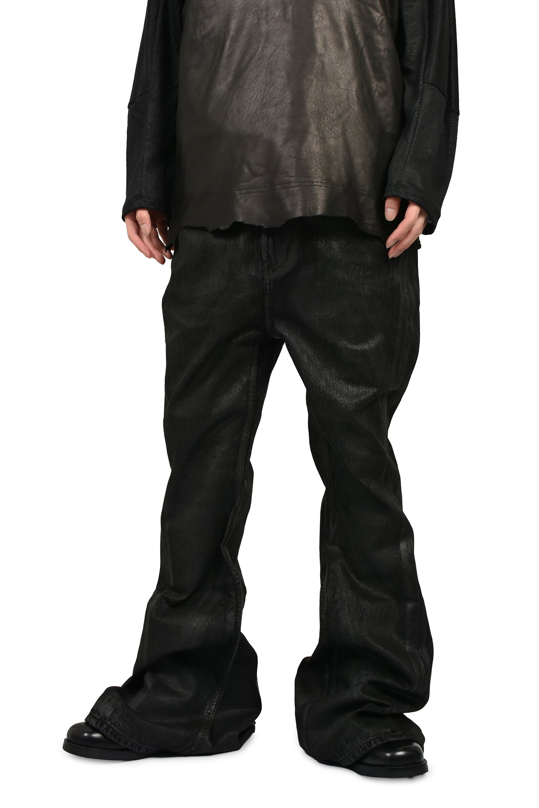 WAXED VARET JEANS / BLK