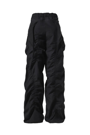 SMOCKING CONVEX PANTS (UNISEX) / BLK