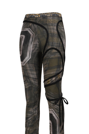 EXCLUSIVE SHIBARI MESH PANTS / PRIBLK