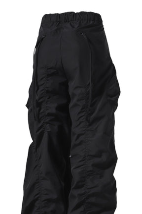 SMOCKING CONVEX PANTS (UNISEX) / BLK