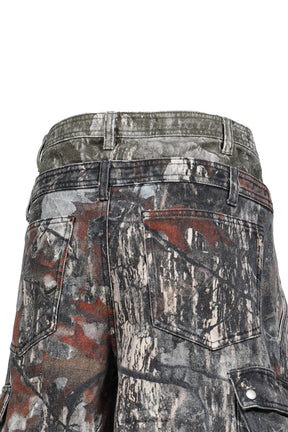 CAMO SHORTS / BLK