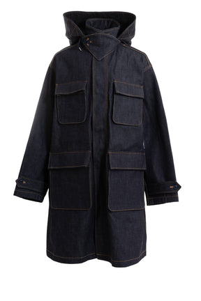 FACETASM ファセッタズム FW23 DENIM MILITARY COAT / INDIGO -NUBIAN