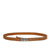 ERL LOGO SKINNY LEATHER BELT / TANNED