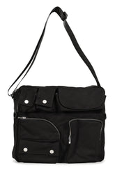 MULTI POCKET MESSENGER BAG / BLK
