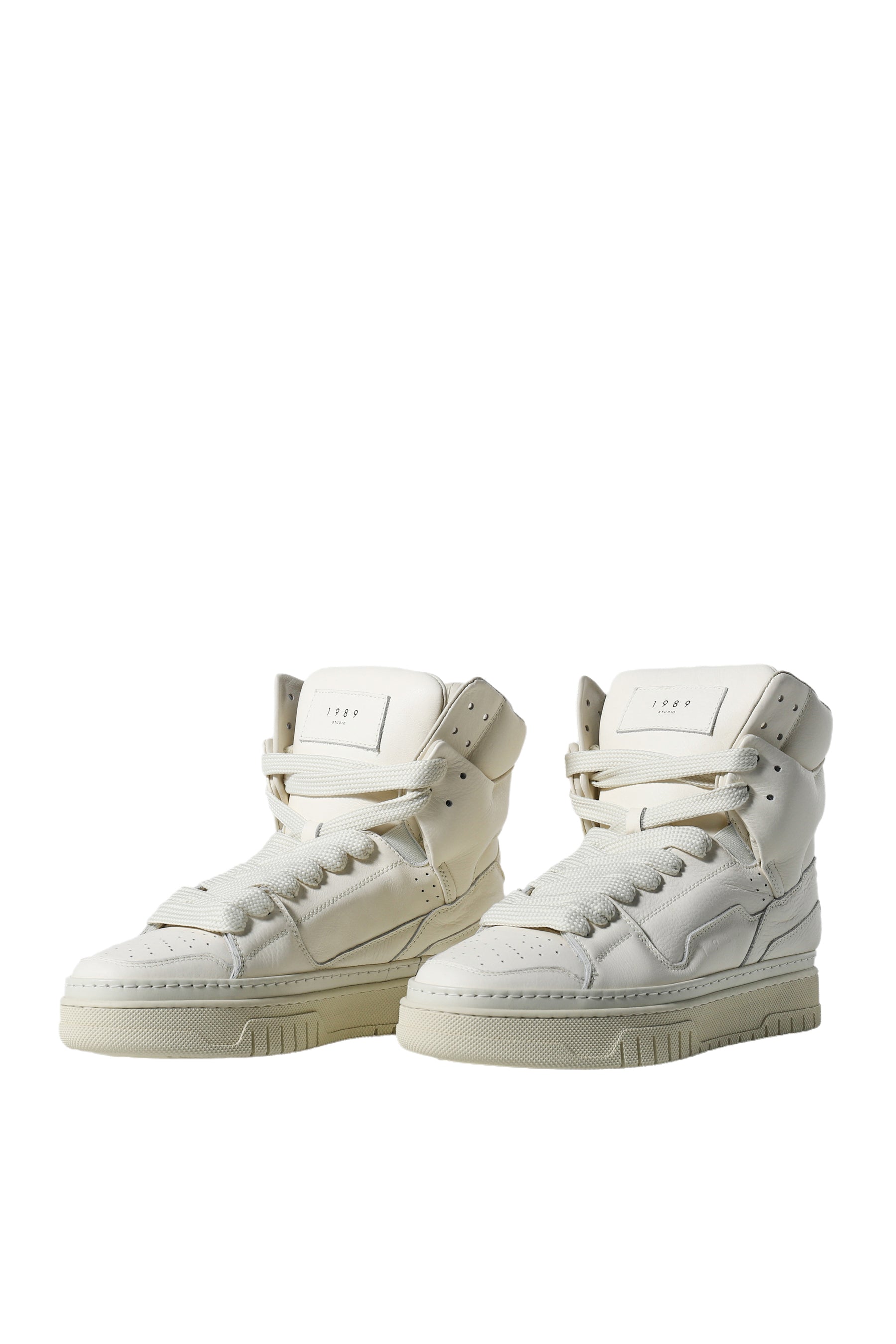 HIGH TOP SNEAKERS / WHT