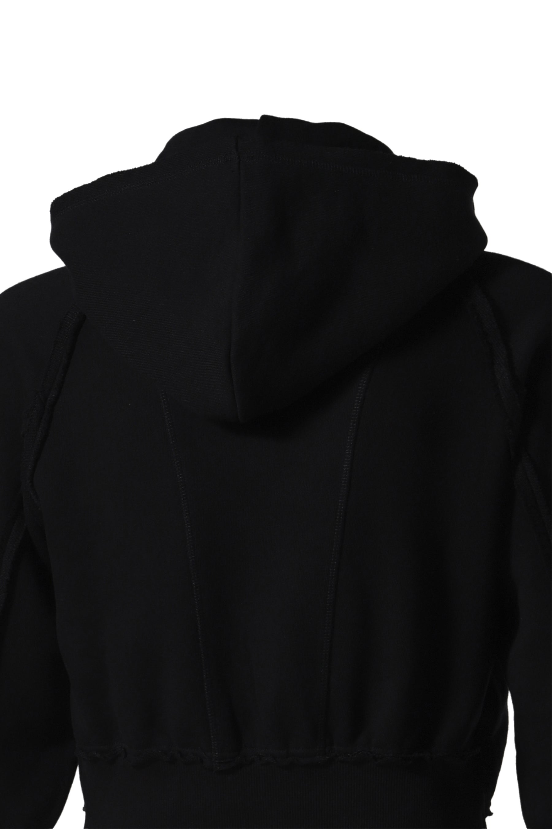 DIAS INSIDE-OUT HOOD ZIP-UP / BLK