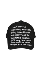 INTERNET SCAMS HAT / BLK