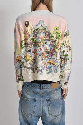 THE ROAD TO KNOWLEDGE PRINTED JUMPER / MULTI