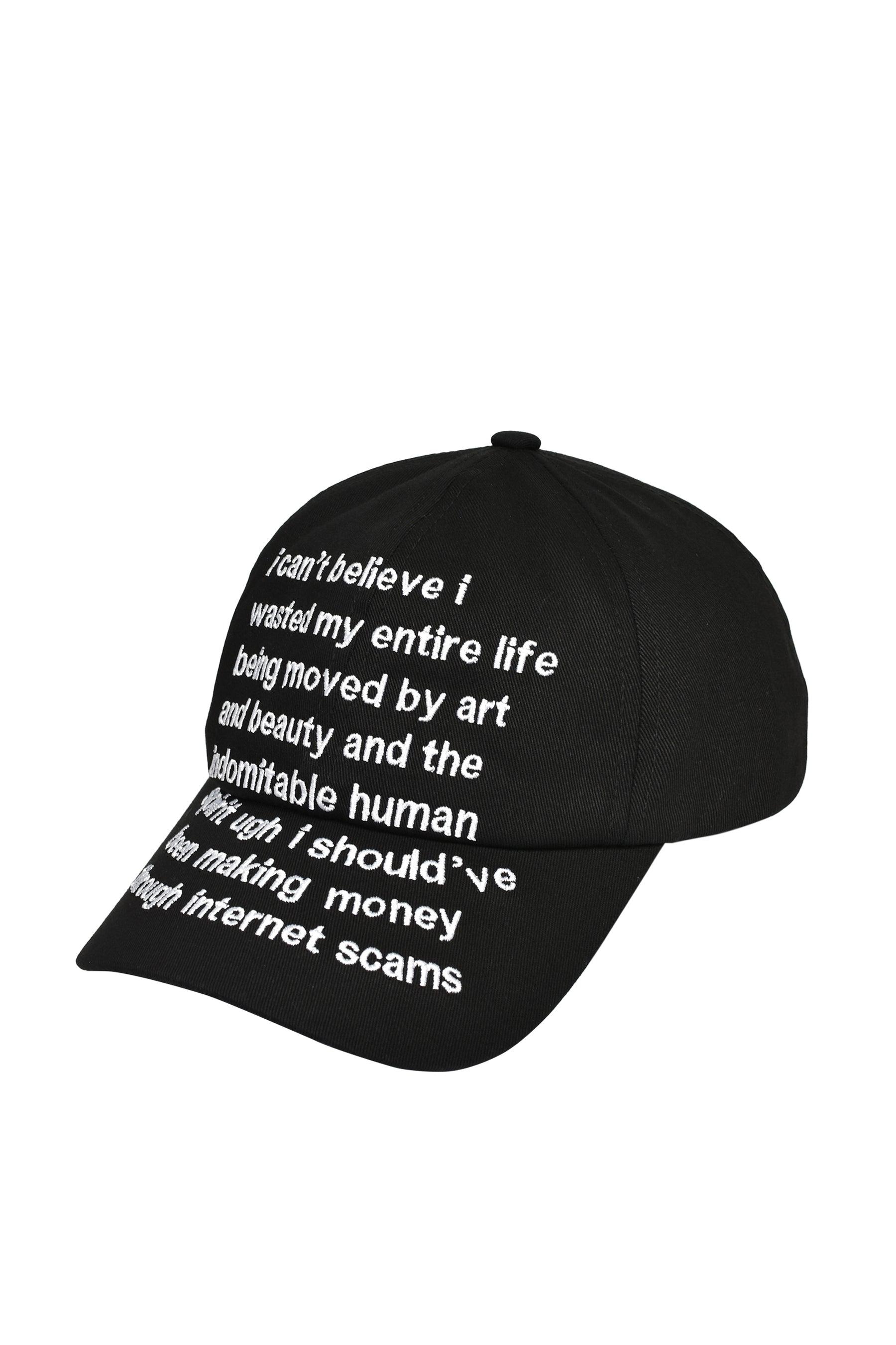 INTERNET SCAMS HAT / BLK