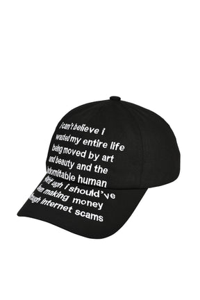 INTERNET SCAMS HAT / BLK