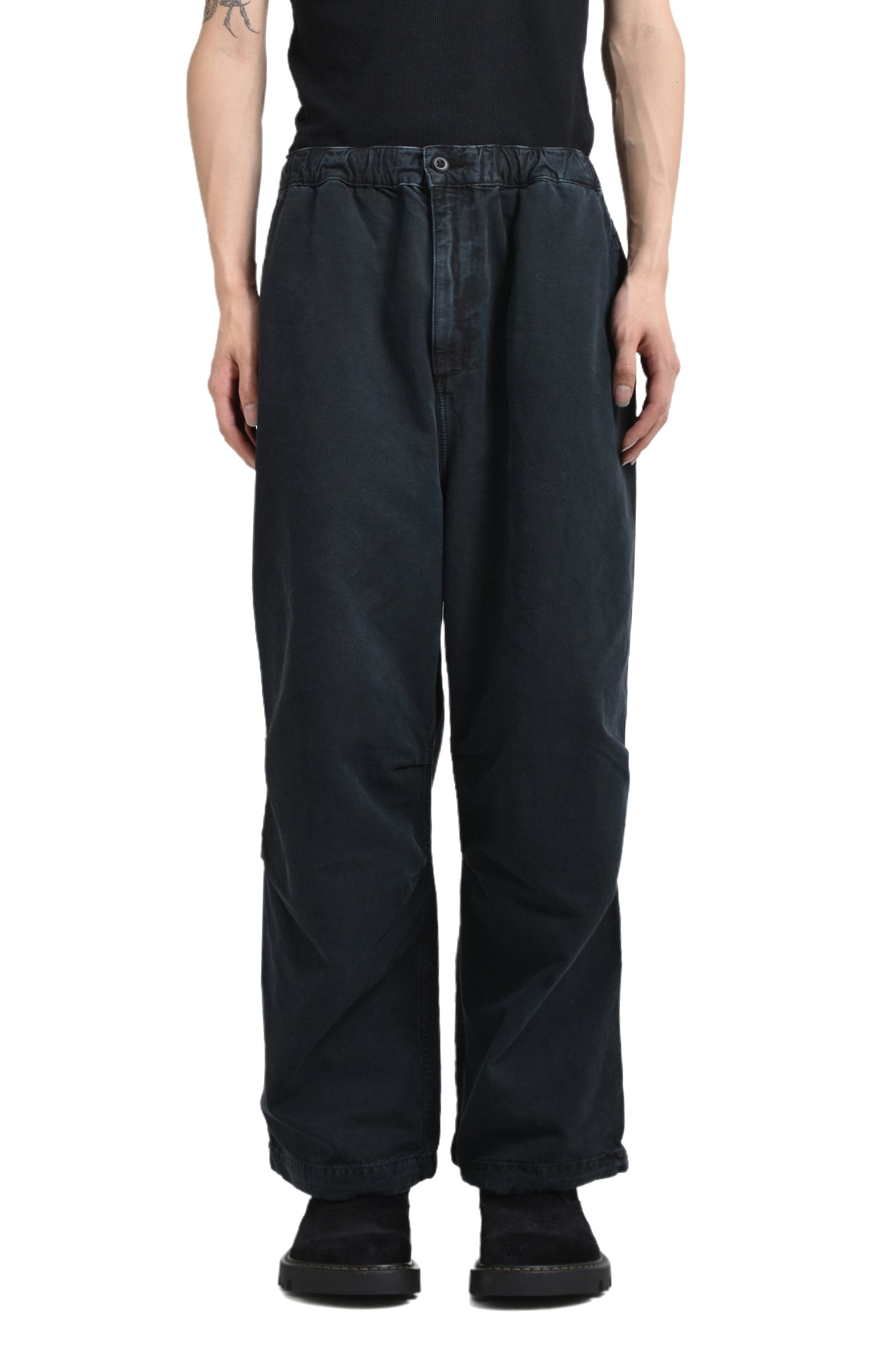 JUDD PANT -STONE DYED- / BLK