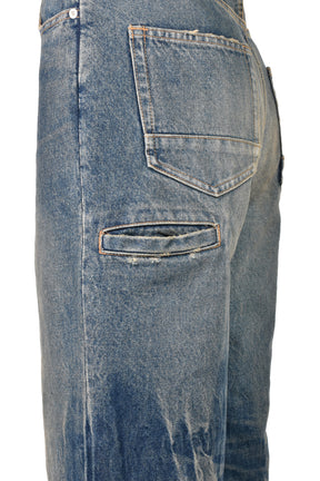 DADDY CUT JEANS / BLU