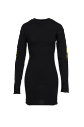 JACQUARD TEAM MINIDRESS / BLK