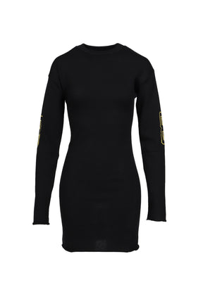 JACQUARD TEAM MINIDRESS / BLK