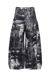 DENIM CURVED PANTS / ONE WASH