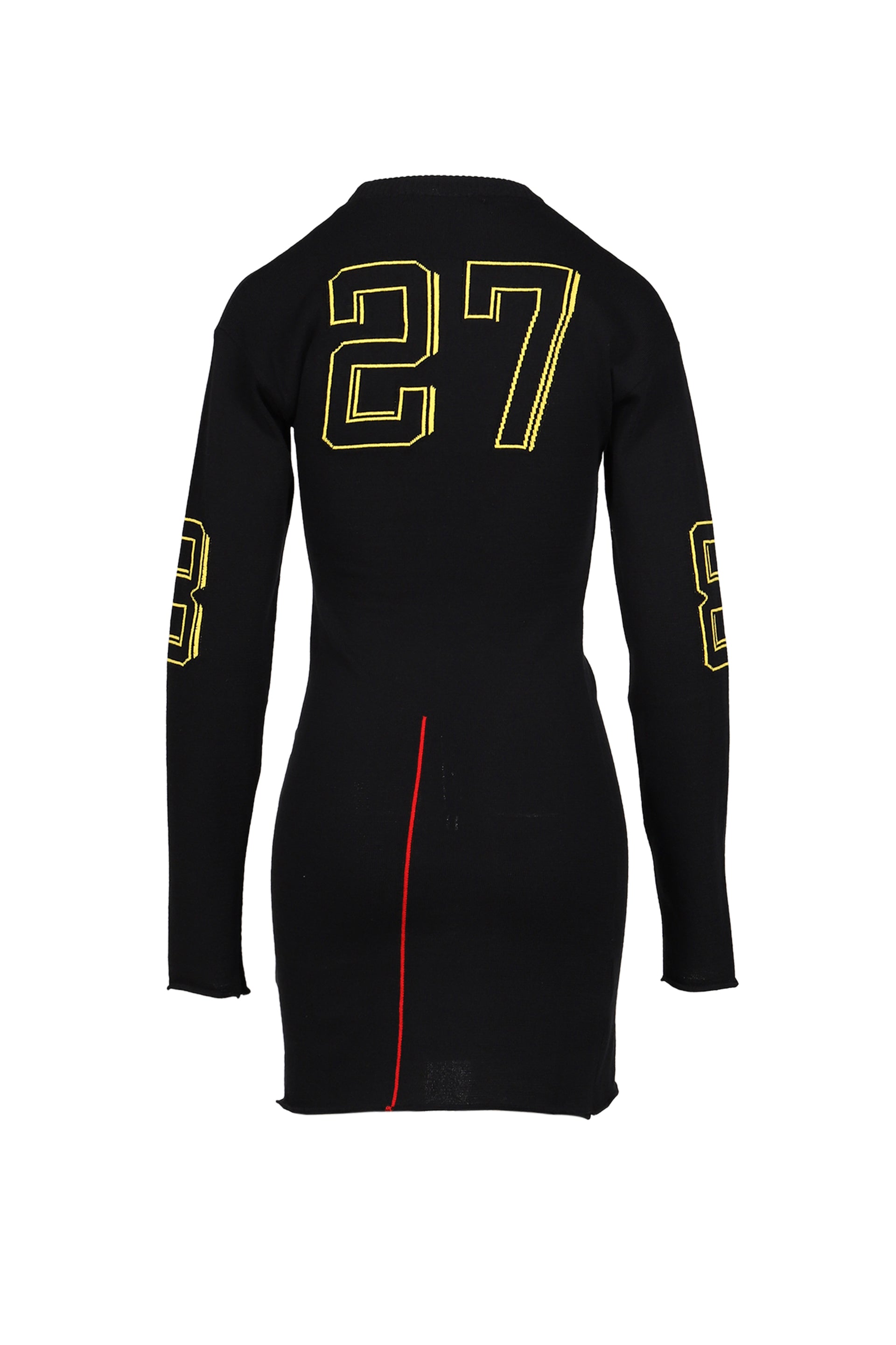 JACQUARD TEAM MINIDRESS / BLK