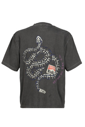 BOOTLEG POCKET TEE(10YEARS) / BLK