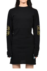 JACQUARD TEAM MINIDRESS / BLK