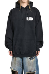 HELLO MY NAME IS VETEMENTS HOODIE / BLK