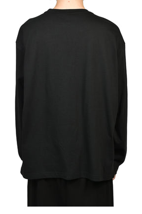 BLACK GRADIENT LOGO LONG-SLEEVED T-SHIRT / BLK