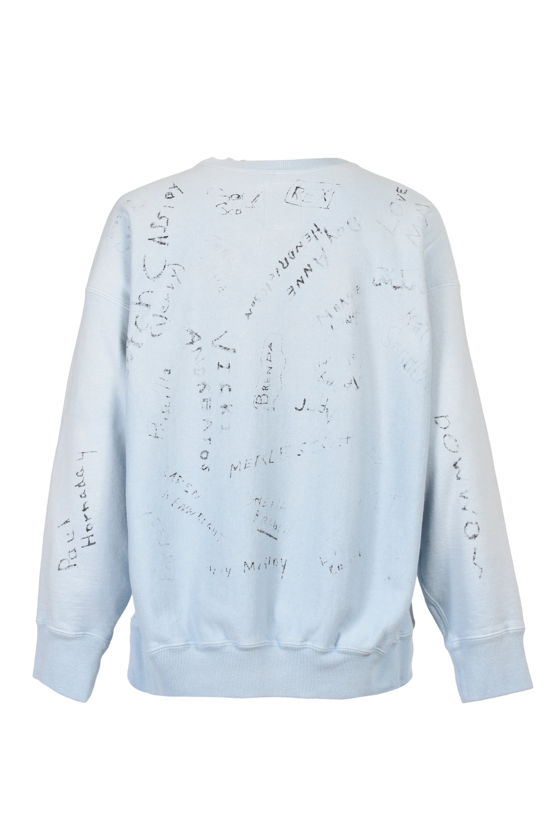 HANDWRITTEN MEMORIAL SWEATSHIRT / L.BLU