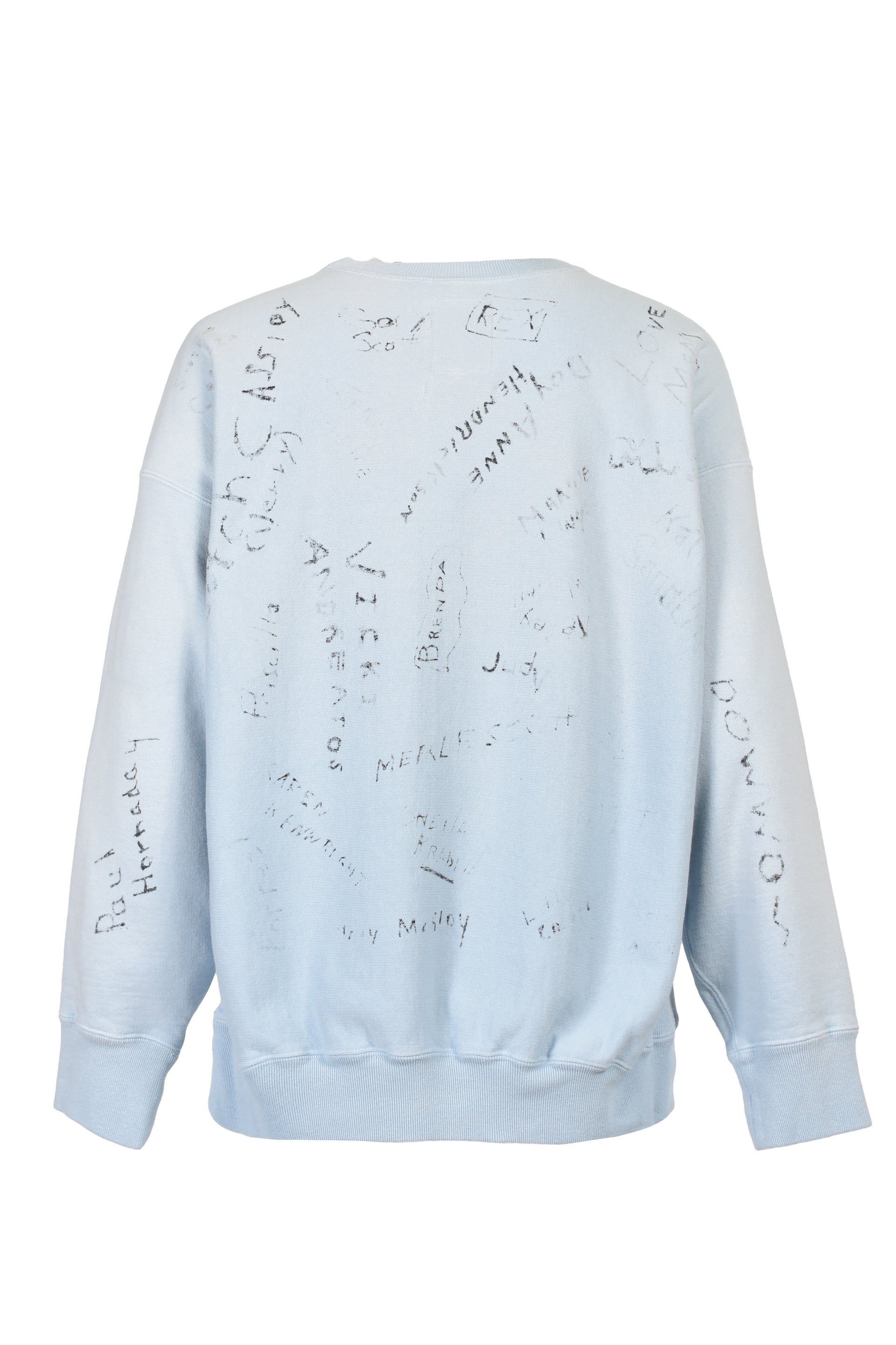 HANDWRITTEN MEMORIAL SWEATSHIRT / L.BLU
