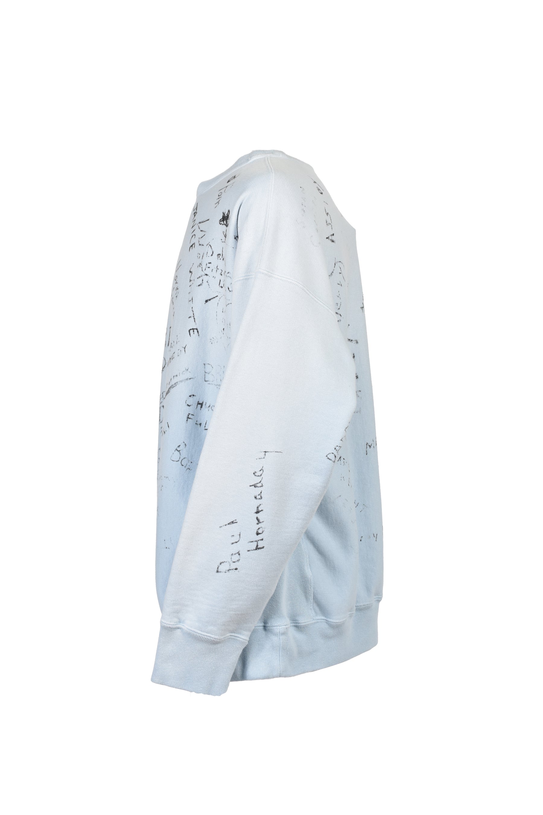 HANDWRITTEN MEMORIAL SWEATSHIRT / L.BLU