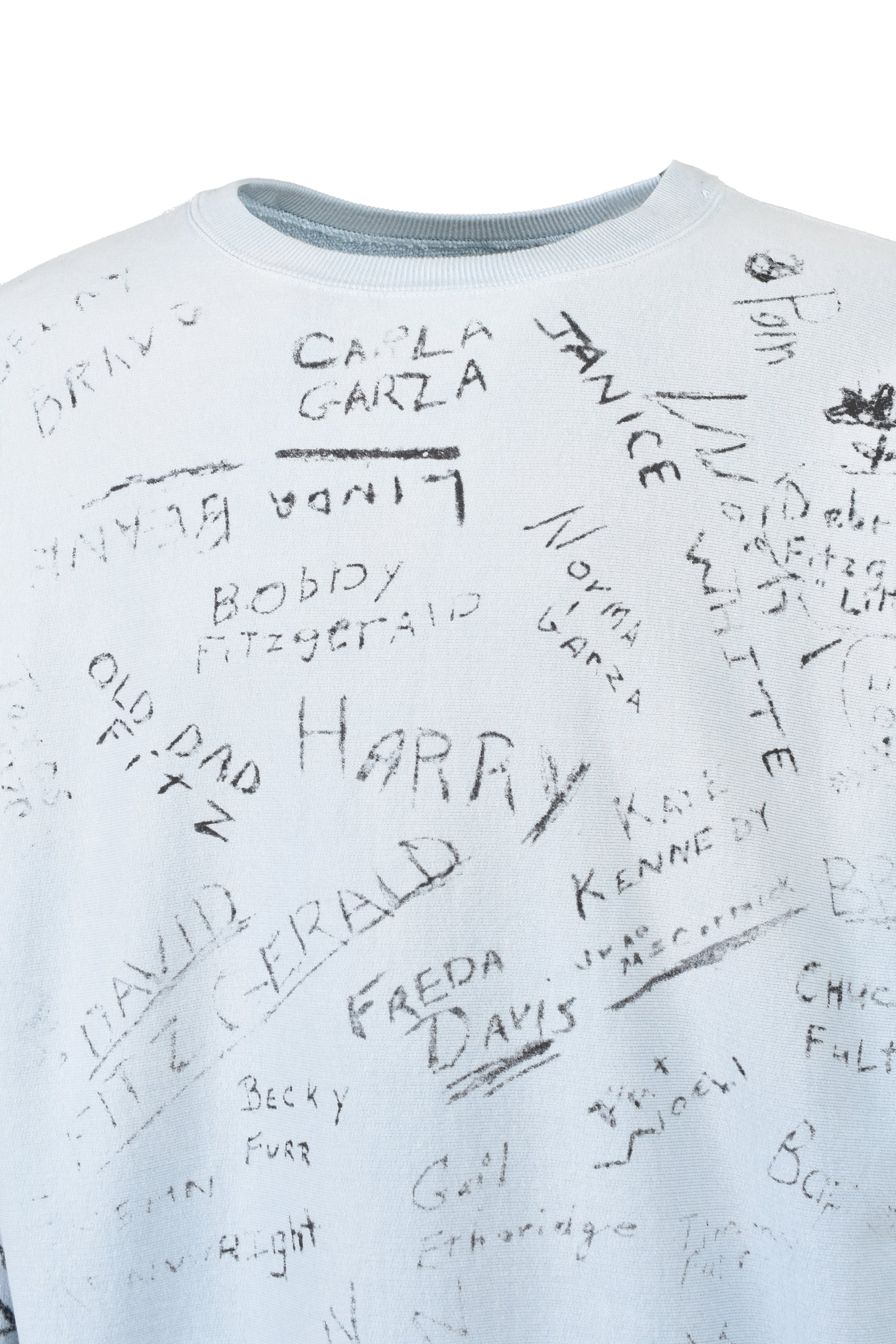 HANDWRITTEN MEMORIAL SWEATSHIRT / L.BLU