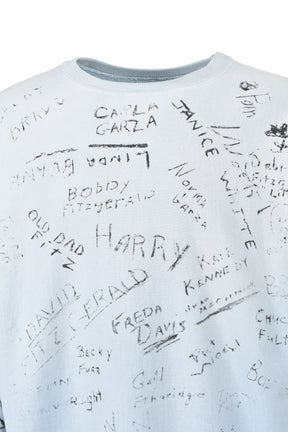 HANDWRITTEN MEMORIAL SWEATSHIRT / L.BLU
