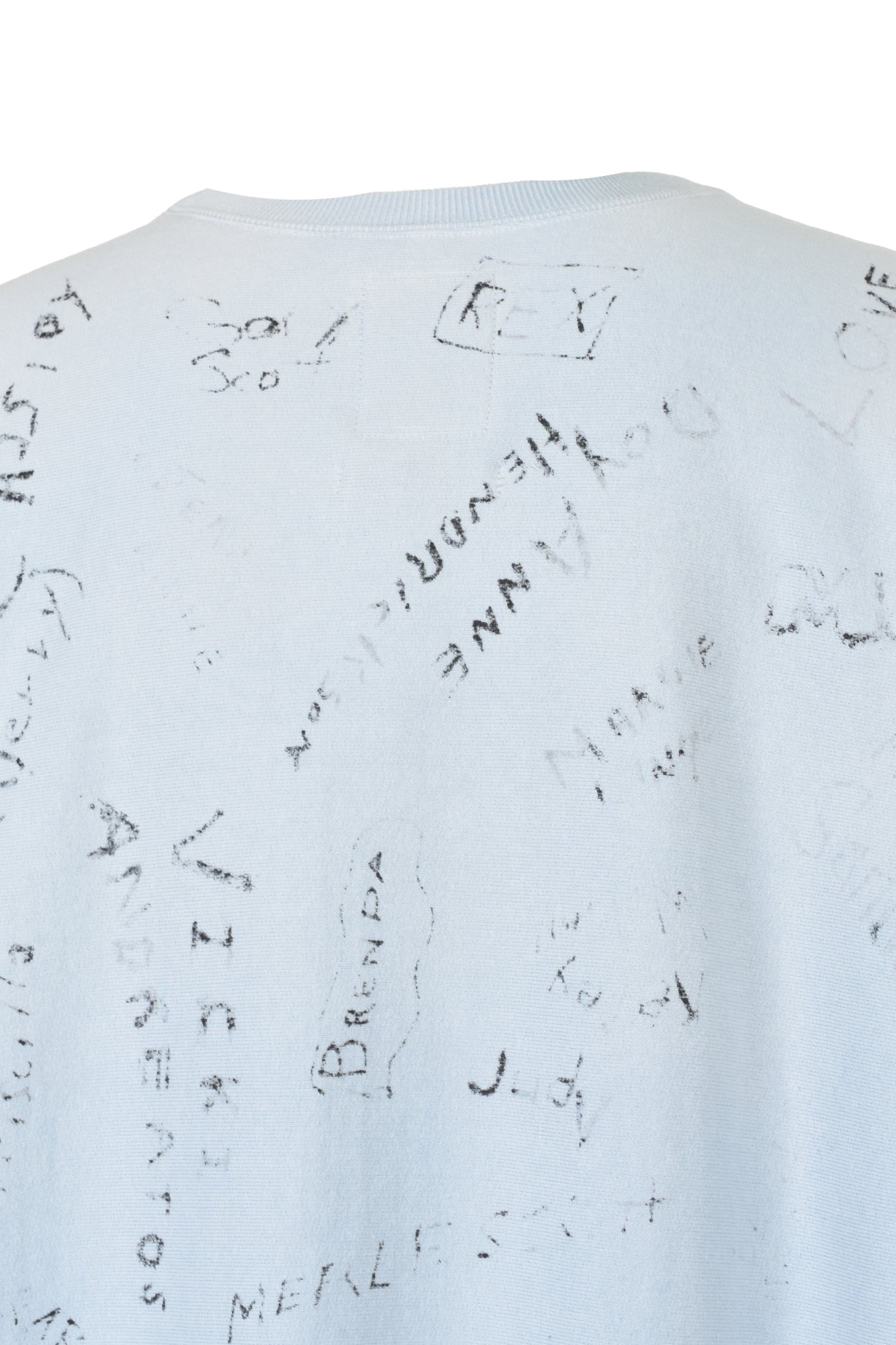 HANDWRITTEN MEMORIAL SWEATSHIRT / L.BLU