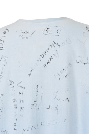 HANDWRITTEN MEMORIAL SWEATSHIRT / L.BLU