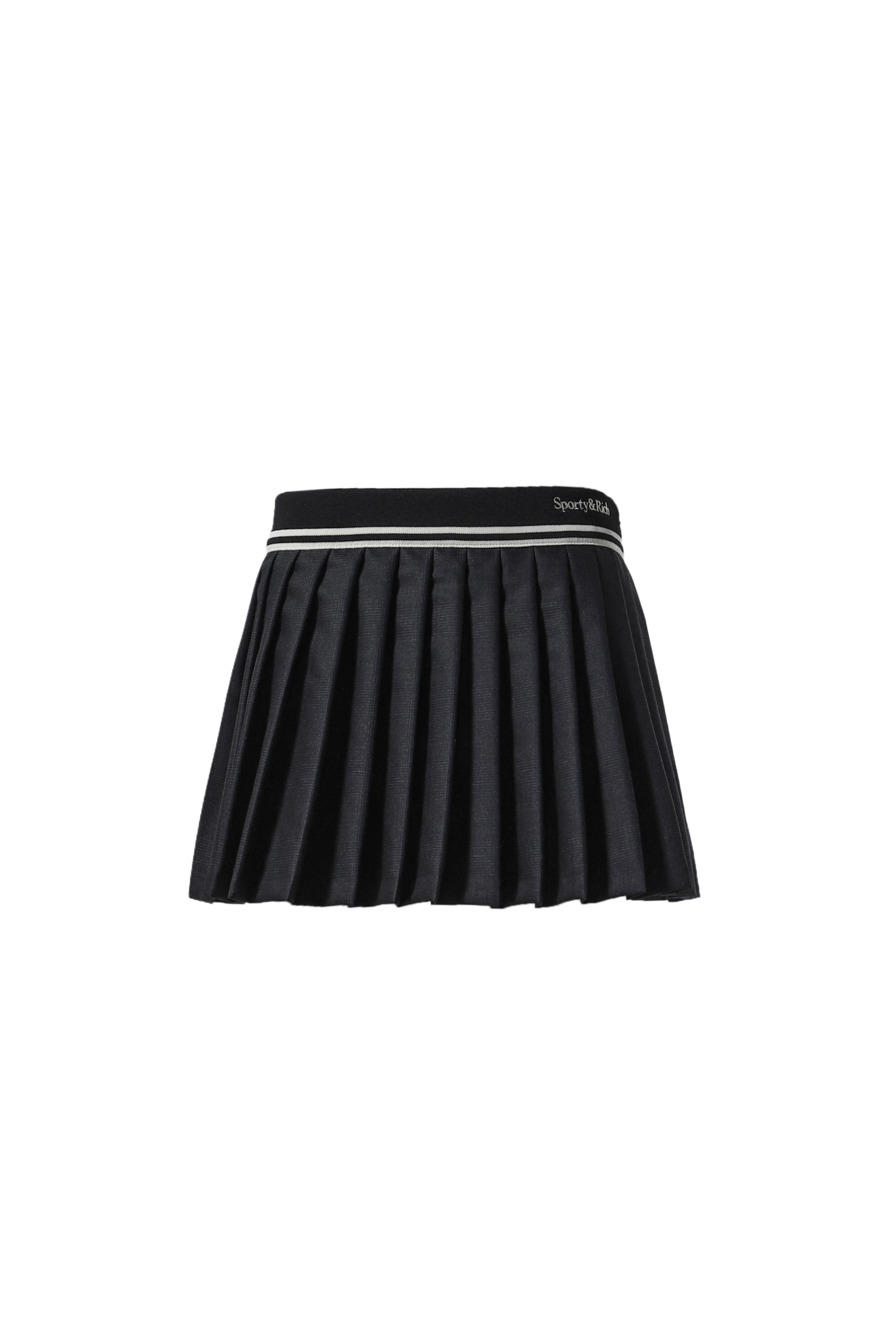 ABIGAIL PLEATED SKIRT / DARK GREY