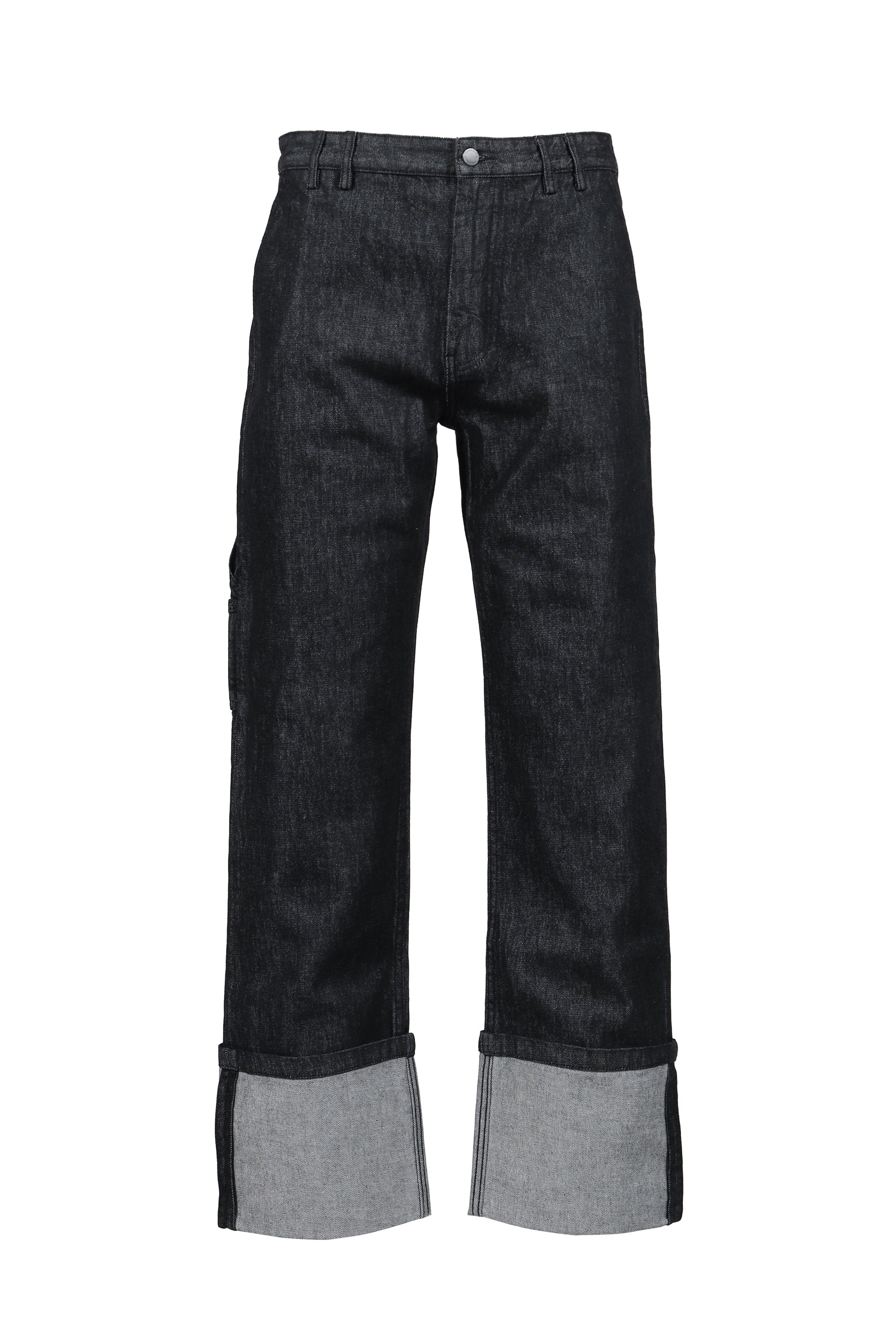 CUFF JEAN RAW / RAW BLK