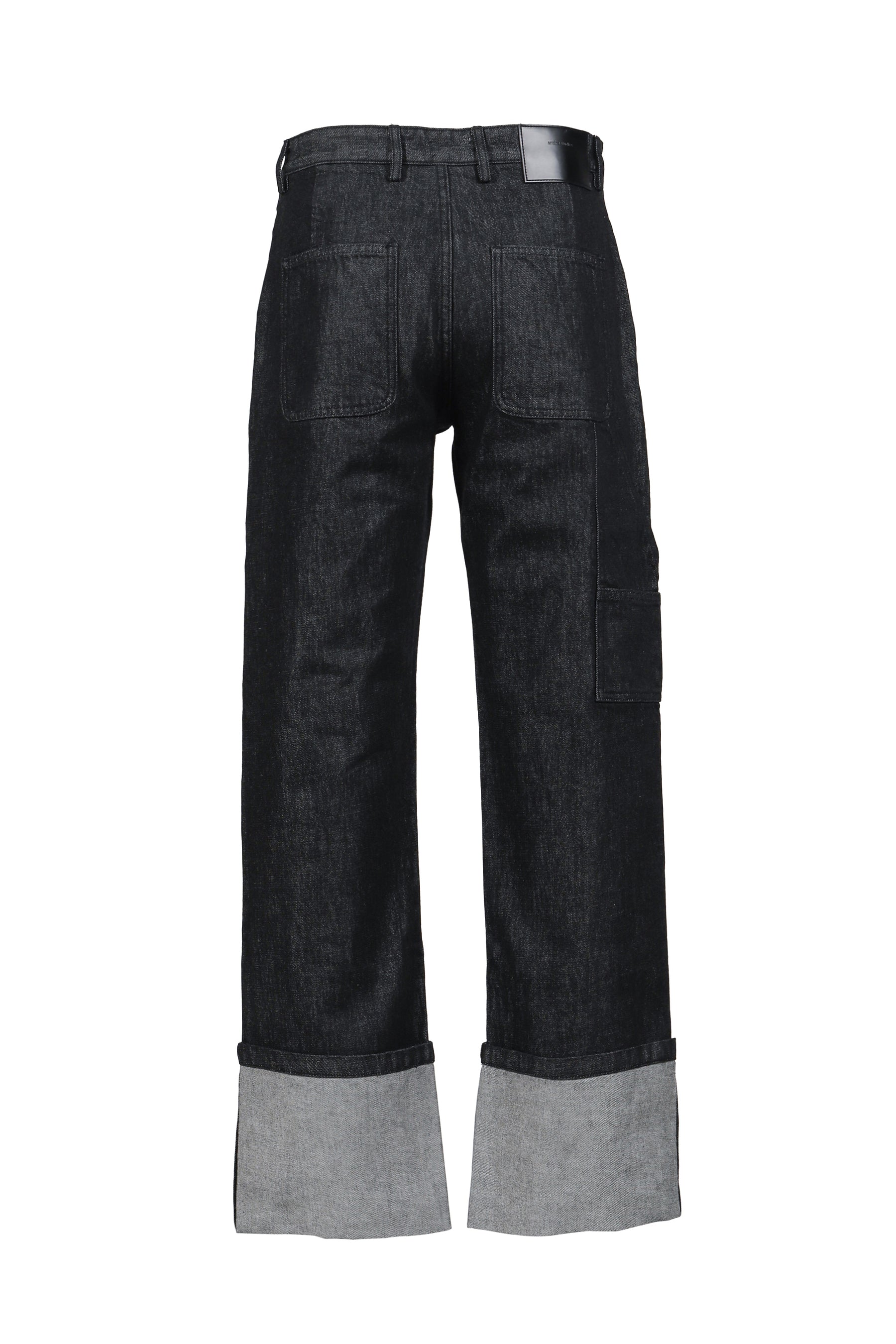 CUFF JEAN RAW / RAW BLK